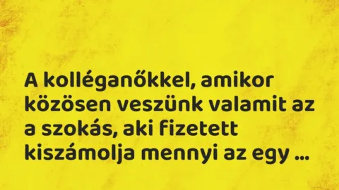 Vicces történet:
A kolléganőkkel, amikor közösen… Vicces történet:
A kolléganőkkel, amikor közösen…