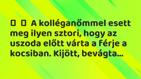 Vicces történet:
A kolléganőmmel esett meg ilyen sztori, hogy az uszoda… Vicces történet:
A kolléganőmmel esett meg ilyen sztori, hogy az uszoda…