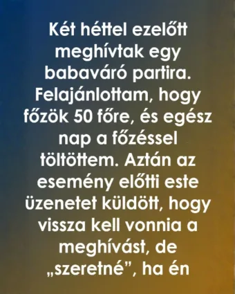 Minden elromlott, de legalább méltósággal viseltettem