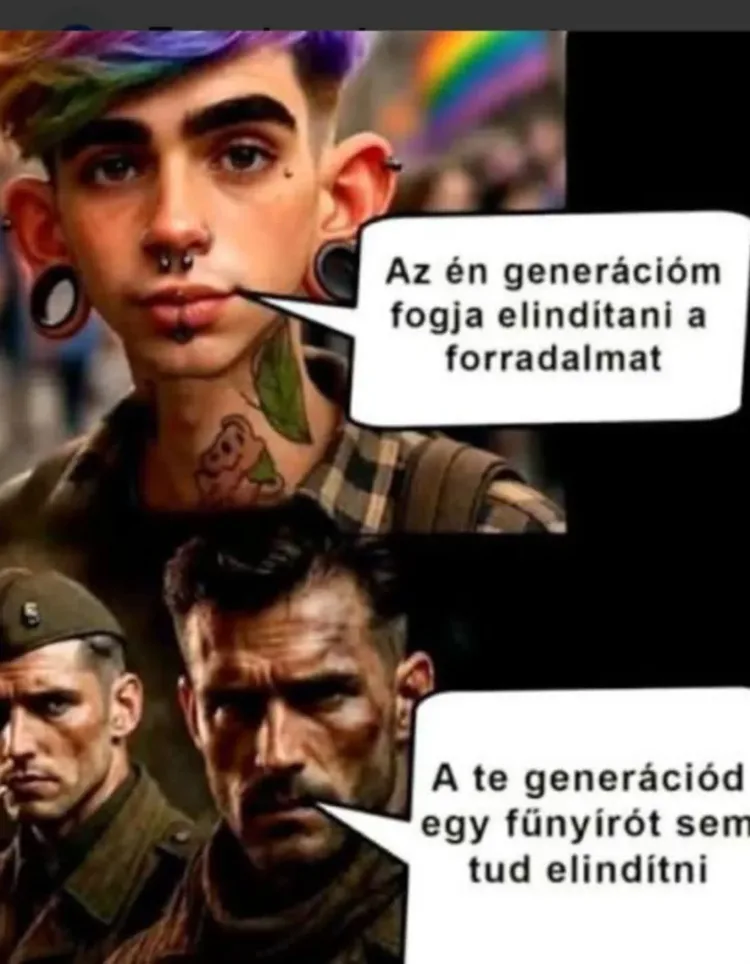 Az én generációm fogja elindítani a forradalmat... Az én generációm fogja elindítani a forradalmat...