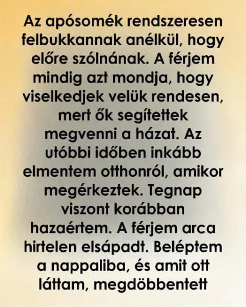 Azt hittem, tolakodnak az apósomék – Amit megtudtam, mindent…