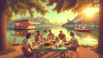 A nyár íze – amikor a lángos mellett barátok születtek a Balaton partján