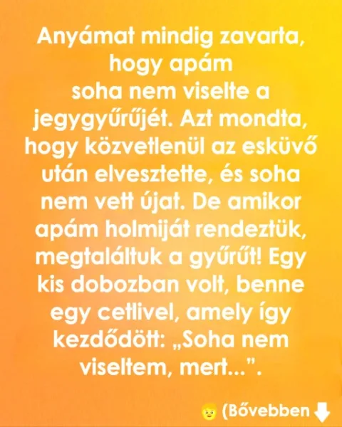 Egy egyszerű doboz rejtett üzenete