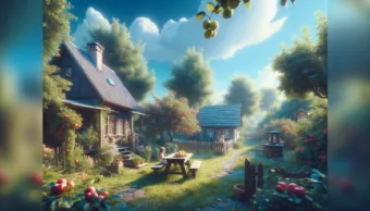 Egy gyermekkori nyár varázsa – kiskert, kék ég és gyümölcsillat Egy gyermekkori nyár varázsa – kiskert, kék ég és gyümölcsillat a 70-es években