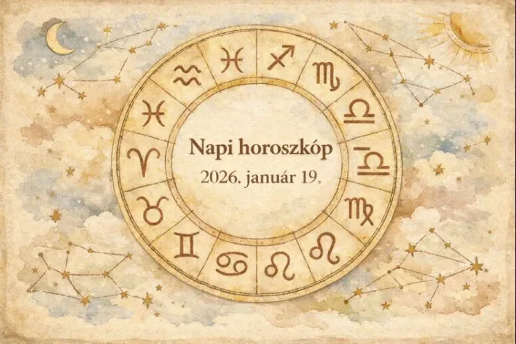 Napi horoszkóp – 2026. január 19. Ma világossá válik, merre érdemes menni Napi horoszkóp – 2026. január 19.: Ma világossá válik, merre érdemes menni