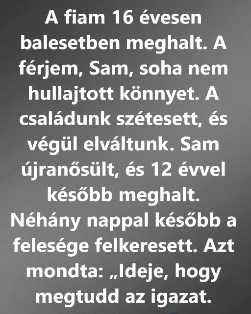 Nem láttam a szeretetet, amíg a gyász rá nem kényszerített,