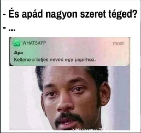És apád nagyon szeret téged? És apád nagyon szeret téged?