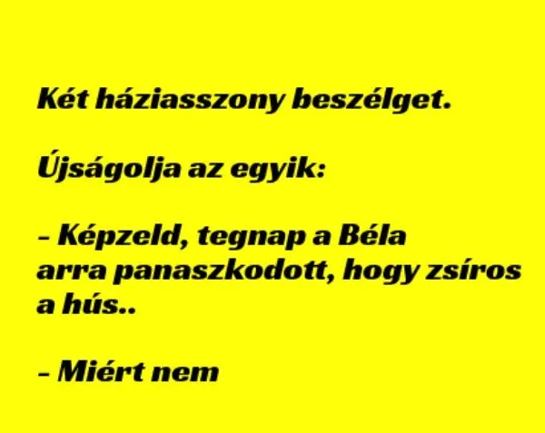 Vicc: A panaszkodós férj esete - Vicc: A panaszkodós férj esete –