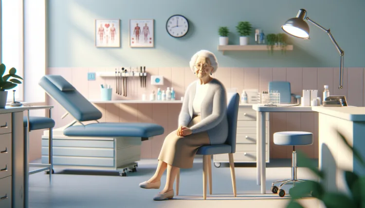 Vicc: Az idős hölgy a rendelőben ül. Megkérdezi tőle a Vicc: Az idős hölgy a rendelőben ül. Megkérdezi tőle a doktor: