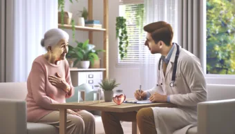 Vicc: Miután a szomszéd nyugdíjas hölgy megbetegedett, az orvos megkérdezi tőle: …