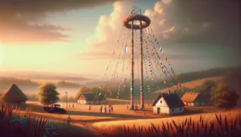 Búcsú a nyári szelektől – egy falusi májusfa állítás emléke