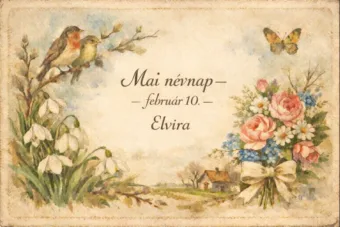 Mai névnap – február 10.: Elvira