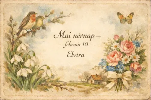 Mai névnap – február 10.: Elvira