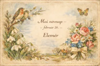 Mai névnap – február 28.: Elemér