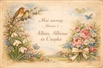 Mai névnap – március 1. Albin, Albina és Csepke Mai névnap – március 1.: Albin, Albina és Csepke