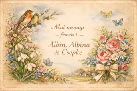 Mai névnap – március 1.: Albin, Albina és Csepke