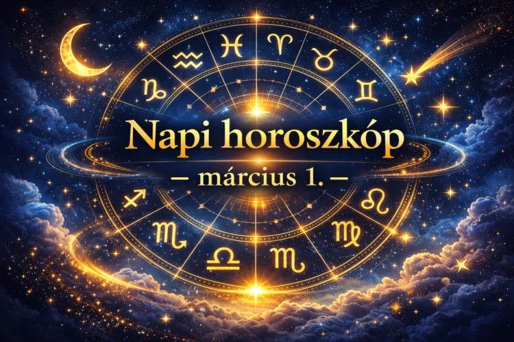 Napi horoszkóp – március 1. Ma új lendület indul három jegynél Napi horoszkóp – március 1.: Ma új lendület indul három jegynél