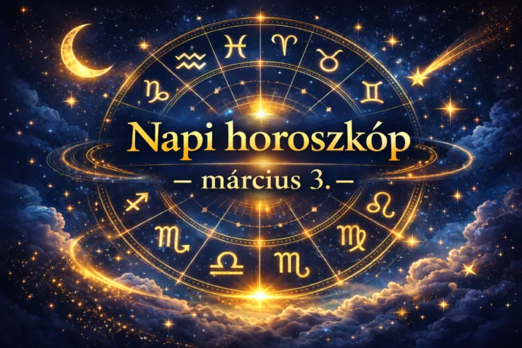 Napi horoszkóp – március 3. Ma a bátorság gyorsabb eredményt hoz, mint a kivárás Napi horoszkóp – március 3.: Ma a bátorság gyorsabb eredményt hoz, mint a kivárás