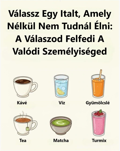 Rejtvény: Ki kell választanod egy italt, ami nélkülözhetetlen: A válaszod...