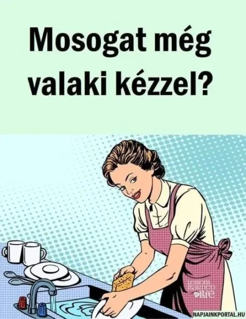 Mosogat még valaki kézzel?