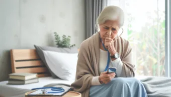 Vicc: Az idős hölgy elhatározza, hogy elmegy orvoshoz, mert már régóta nem érzi jól…