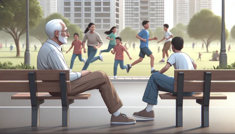 Vicc: Egy öreg bácsi ül a padon a parkban, nézi Vicc: Egy öreg bácsi ül a padon a parkban, nézi a fiatalokat, akik ott futkosnak…