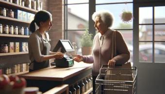 Vicc: Egy öreg néni megy a boltba, és a pénztáros megkérdezi tőle: …