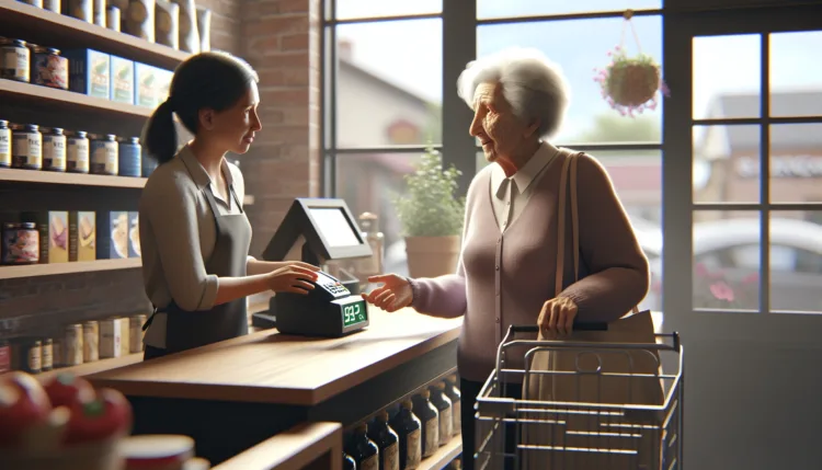 Vicc: Egy öreg néni megy a boltba, és a pénztáros Vicc: Egy öreg néni megy a boltba, és a pénztáros megkérdezi tőle: …