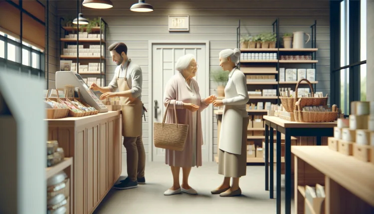 Vicc: Egy öregasszony bemegy a boltba, és kérdezi a boltos, Vicc: Egy öregasszony bemegy a boltba, és kérdezi a boltos, hogy mit szeretne…