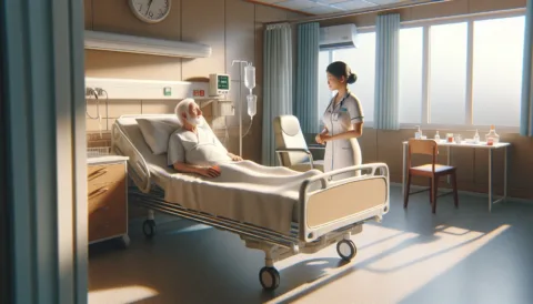 Vicc: Egy öregember a kórházban feküdt, és a nővér megkérdezte Vicc: Egy öregember a kórházban feküdt, és a nővér megkérdezte tőle: