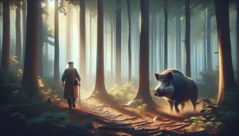 Vicc: Egy székely bácsi megy az erdőben, és egyszer csak találkozik egy vaddisznóval…