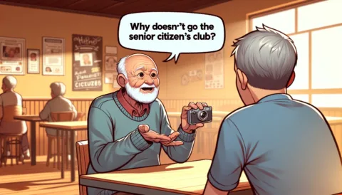 Vicc: 
Grandpa, miért nem mész el a nyugdíjas klubba?
