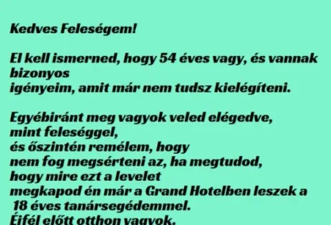 Vicc: kedves nejem –