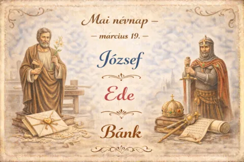 Mai névnap – március 19.: József és Bánk