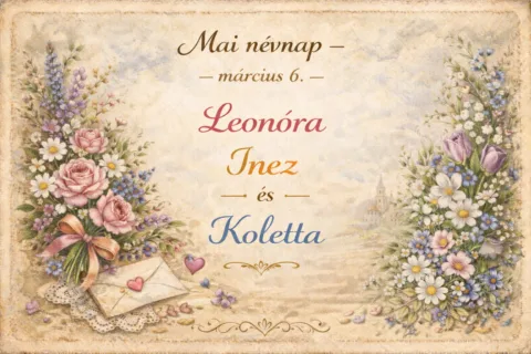 Mai névnap – március 6.: Leonóra, Inez és Koletta