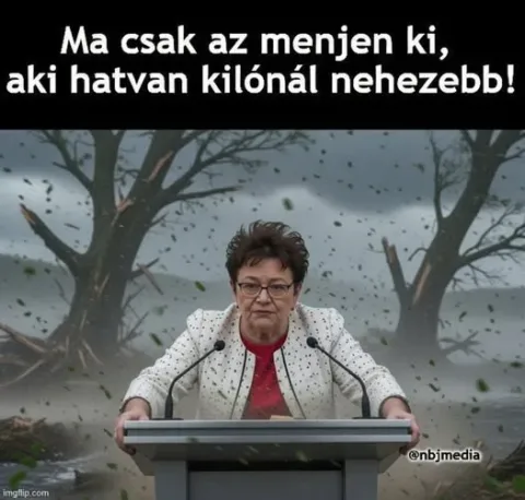Ma csak az menjen ki, aki hatvan kilónál nehezebb
