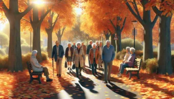 Vicc: A nyugdíjas otthon lakói egy szép őszi napon kirándulni mentek…