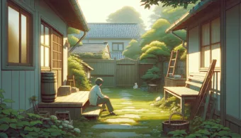 Vicc: Asszonyom, mért nem jön ki már egy ideje a kertbe?