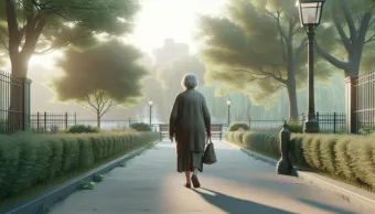 Vicc: Az öreg néni elmegy a parkba, hogy a fejét Vicc: Az öreg néni elmegy a parkba, hogy a fejét a friss levegőn szellőztesse…