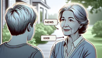 Vicc: Azt mondja az öregasszony a fiának: Fiam, van egy Vicc: Azt mondja az öregasszony a fiának: Fiam, van egy jó és egy rossz hírem…