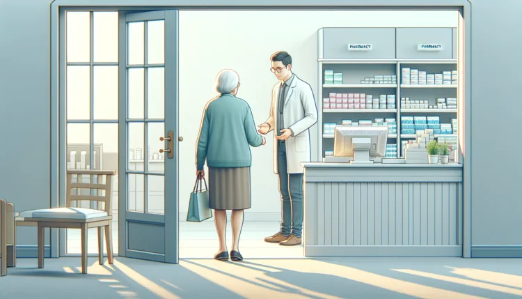 Vicc: Egy idős hölgy bemegy a gyógyszertárba, és a gyógyszerészhez Vicc: Egy idős hölgy bemegy a gyógyszertárba, és a gyógyszerészhez lép:
