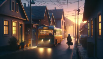 Vicc: Egy kisvárosban élt egy idős néni, aki mindig a legutolsó buszra ült fel…