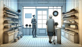 Vicc: Egy öreg néni bement a boltba, és megkérdezi az eladót: