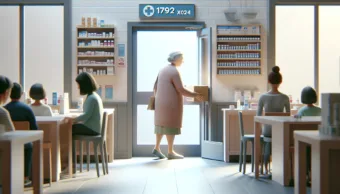 Vicc: Egyszer egy idős asszony betér a gyógyszertárba, és kér egy doboz gyógyszert.