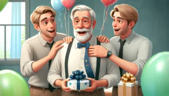Vicc: Józsi bácsi 80 éves születésnapján a fia elhatározza, hogy meglepi…