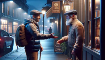 Vicc: Józsi bácsi megy a boltba, de eltéved. Kérdezi az első embert…