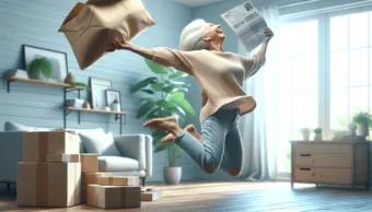 Vicc: Mekkorát ugrik a nyugdíjas néni, amikor meghallja, hogy a posta elhozza…