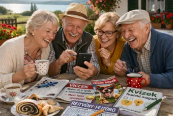 Miért tesz jót a humor nyugdíjas korban? Nem csak a viccek, a kvízek és a rejtvények is sokat adhatnak