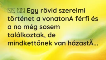 Viccek: 
		  
		  Egy rövid szerelmi történet a…