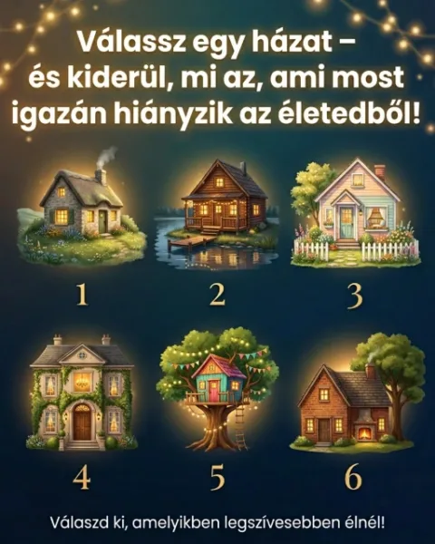 Rejtvény: Válassz egy házat – és kiderül, mi az, ami most igazán hiányzik az…